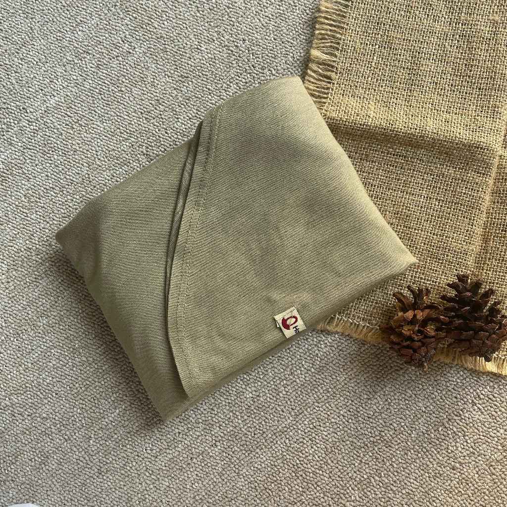 Hanania Hijab Zhia EXTRA LARGE Pashmina Oval Inner Leher Jumbo Syar'i Kaos Rayon Cooltech | Pashmina