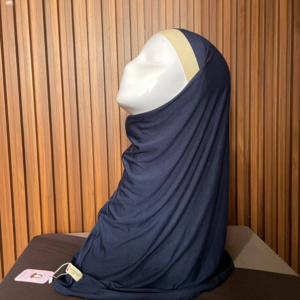 Hanania HIjab - Savira Bergo Instan Bandana Two Tone Size S Rayon Bamboo | Bergo Bandana Kombinasi