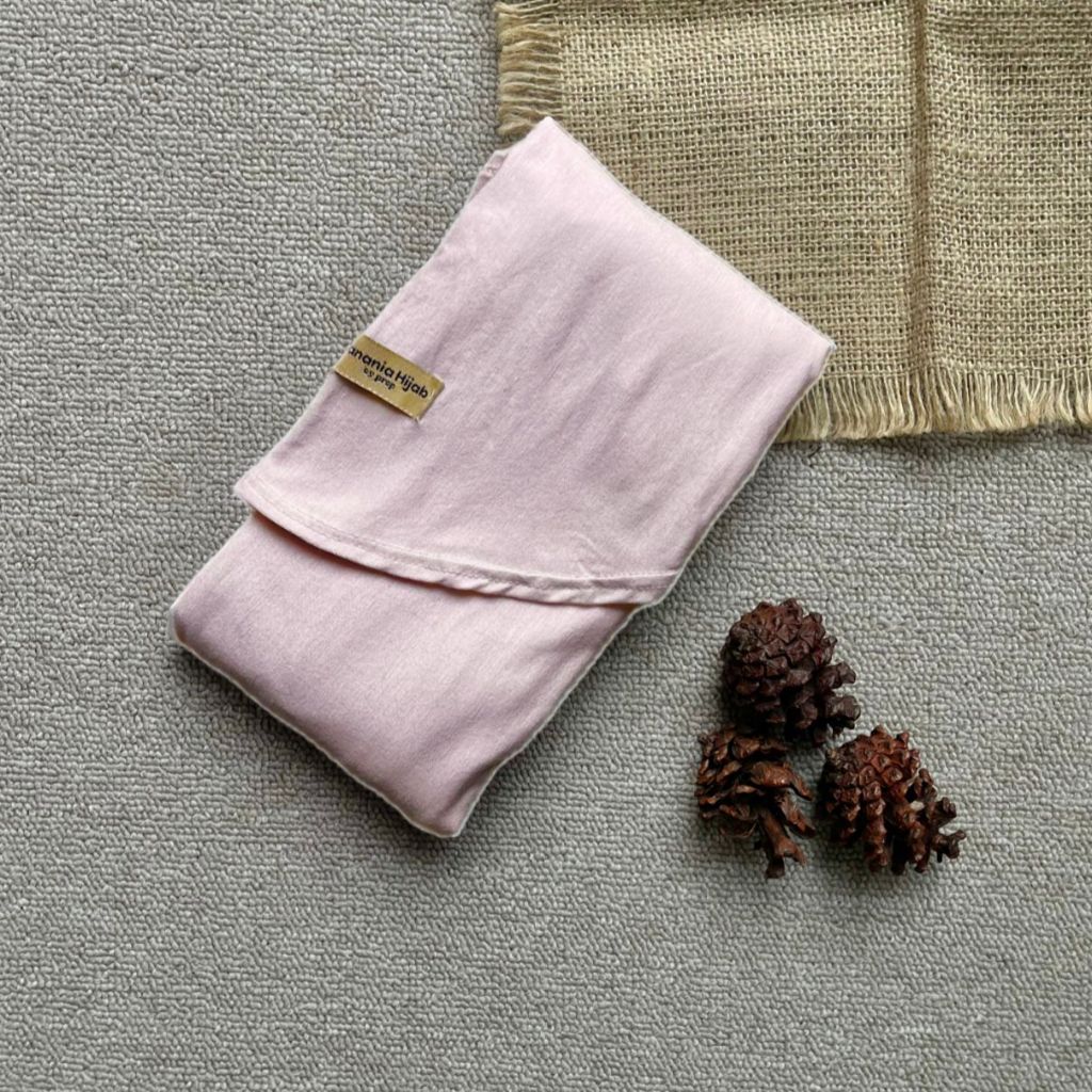 Hanania Hijab - Zhia L Bamboo Pashmina Oval Inner 3in1 Syar'i Rayon Bamboo Premium | Pashmina Instan Inner 3in1 L Rayon Bamboo
