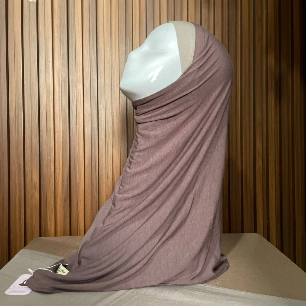 Hanania HIjab - Savira Bergo Instan Bandana Two Tone Size S Rayon Bamboo | Bergo Bandana Kombinasi