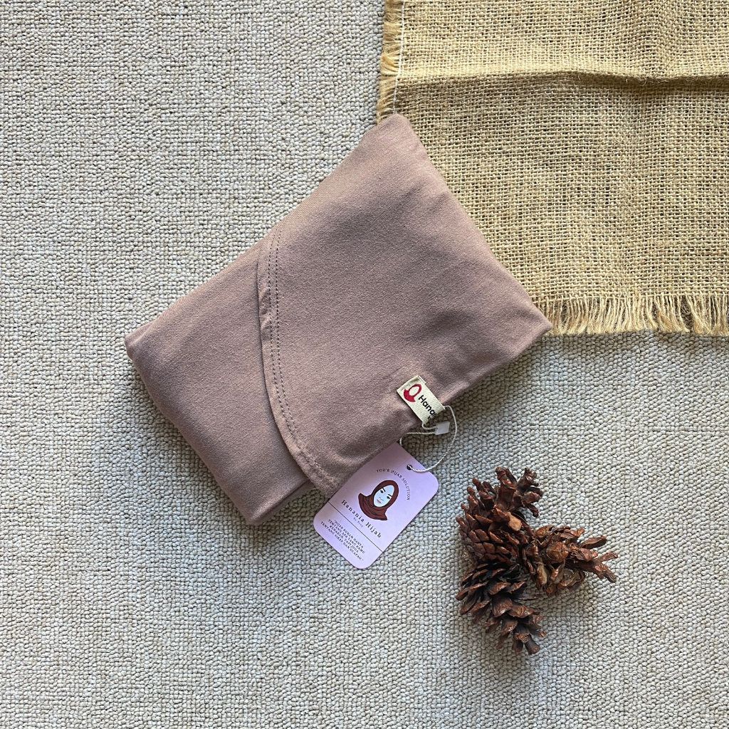 Hanania Hijab - Zhia L Bamboo Pashmina Oval Inner 3in1 Syar'i Rayon Bamboo Premium | Pashmina Instan Inner 3in1 L Rayon Bamboo